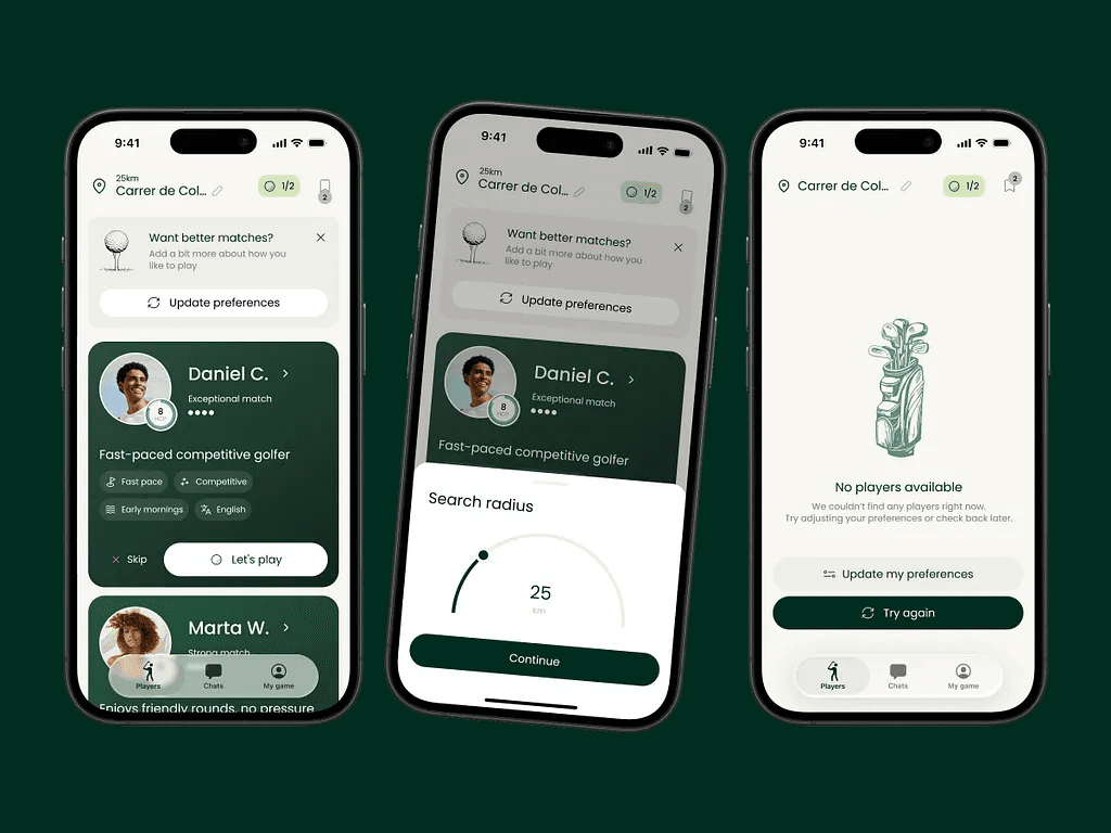 Lively Care app screens